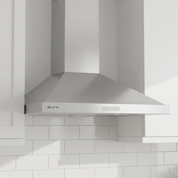 SILIFO SF6730API Απορροφητήρας Καμινάδα 60cm Inox (4 Έτη Εγγύηση)