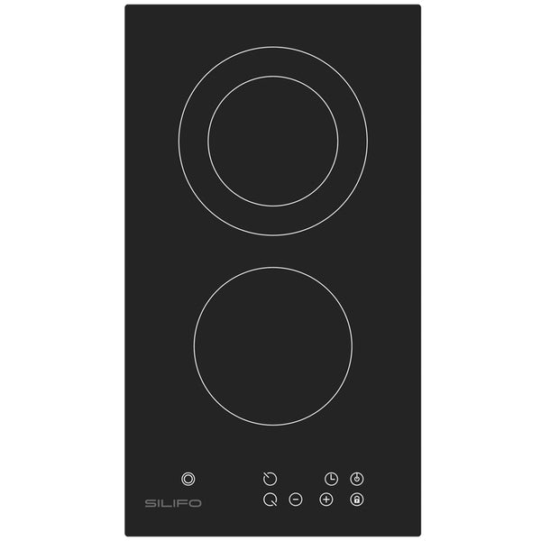 SILIFO SF6802HDV3 Εστία Domino Κεραμική 30cm Μαύρη (4 Έτη Εγγύηση)