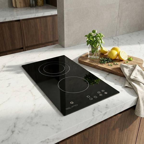SILIFO SF6802HDV3 Εστία Domino Κεραμική 30cm Μαύρη (4 Έτη Εγγύηση)