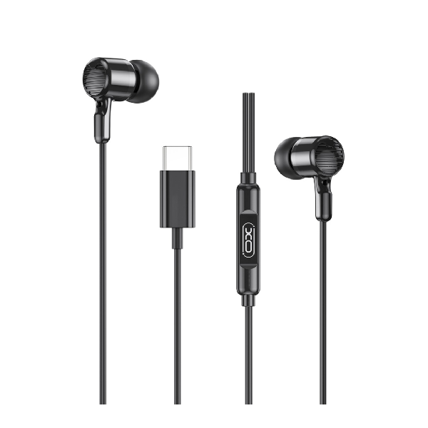 Ενσύρματα in-ear μεταλλικά ακουστικά με μικρόφωνο και βύσμα USB-C