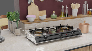 <h2>THERMOGATZ KS-3 ΕΠΙΤΡΑΠΕΖΙΑ ΕΣΤΙΑ ΥΓΡΑΕΡΙΟΥ ΤΡΙΠΛΗ INOX</h2>
<strong>Εστίες Αερίου</strong>
- Δεξιά Μεγάλη 4